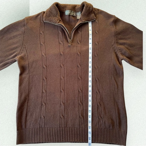 “Oscar de la Renta XL Brown Men’s Sweater | Pre-Loved - Picture 3 of 5